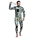 Wetsuits Mens 3MM Camo Neoprene Scuba Diving Unisex One Piece Sport Skin Spearfishing Full Suit (XXXL)