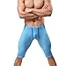 YiZYiF Men's Breathable Running Tights Bikini Stretch Workout Pants