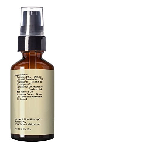 Best Pre-Shave Oil, Sandalwood, Premium Shaving Oil for Effortless Smooth Irritation-free Shave. 1 Oz Beauty & Personal Care, Shave & Hair Removal, Men's