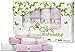 PUPIKI Baby Washcloths 6 Ultra-Soft Baby Washcloth Face Towels Extra Absorbent 10X10 Newborn Premium Towel Pack Unisex Great White & Pink