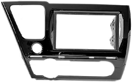 Carav 11-467 Double Din Radio Stereo Adapter DVD Dash Installation Surrounded Trim Kit for HOND A Civic Sedan 2013+ (Left Wheel) Facia Trim Fascia with 173*98mm and 178*102mm