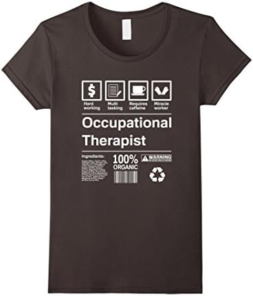 Womens Occupational Therapist T-Shirt | Occupational Therapy Gift Medium Asphalt