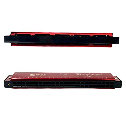 image for Ladnis Harmonica C 24 Holes Mouth Organ Best Gift For Professional Pla