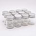 Dowonsol 12pcs 5ml Vials Clear Glass Bottles Glass Bottle with Aluminum Screw Top Strong Cute Empty Sample Jars for Message Bottle, Samples, Scrap-Booking,Wedding Favors, Wedding Decorations