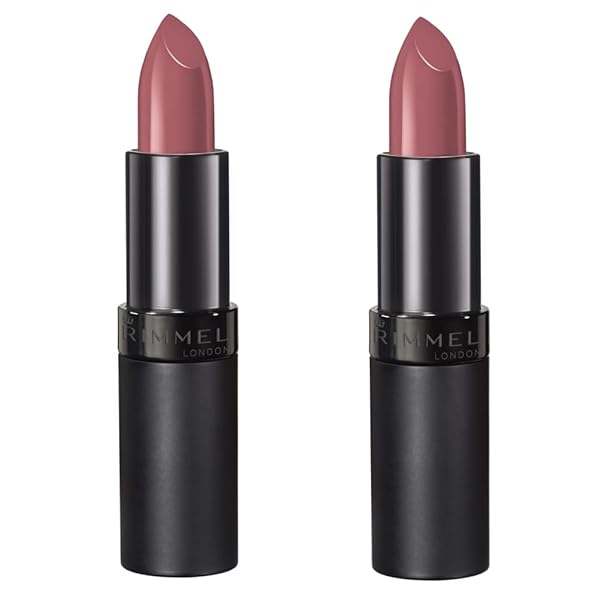 RIMMEL PACK OF 2 LONDON LASTING FINISH LIPSTICK, ROSSETTO 08