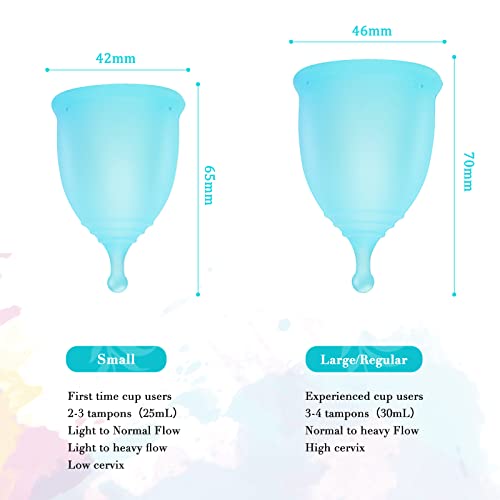 Menstrual Cups Multi Pack Heavy Flow Flexible Disposable Softcup Small