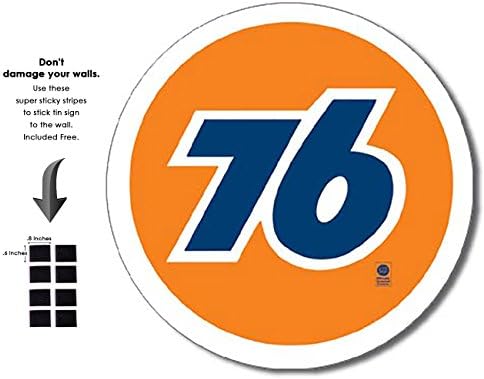 Shop72 Tin Signs Retro Vintage Gas Tin sign n Oil Tin Sign Wall Decor Garage - Union 76 Gas
