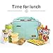 Amsuper Lunch Bag One Size,Insulated Lunch Bag with FDA Silicone Lids,Lunch Box Insulated Lunch Container(Mint)