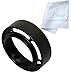 Fotasy Metal 39mm Vented Lens Hood, 39mm Metal Hood, 39mm Lens Hood for Fuji Leica Leitz Panasonic Olympus Panasonic Sony Lens, 39mm Screw-in Lens Hood