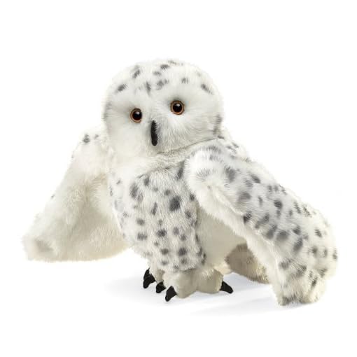 Folkmanis Snowy Owl Hand Puppet - Image 4
