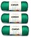 Caron Simply Soft Yarn 6 oz Med (4) Weight (3-Pack) Kelly Green