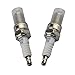 Hipa Spark Plug for Honda GX120 GX160 GX200 GX240 GX270 GX340 GX390 Engine Lawn Mower Tractor Rototiller(Set of 2) primary