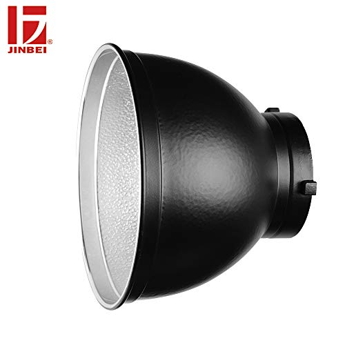 JINBEI Photographic Equipments 7.9" / 20cm Standard Reflector 55 Lamp Shade Dish for Bowens Mount Studio Light Strobe Flash Portrait Photo - Thumbnail 7