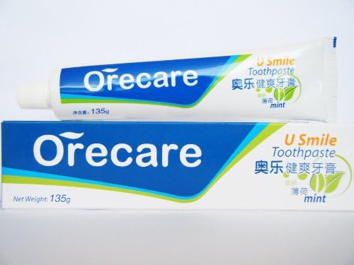 Orecare U Smile Toothpaste Tiens Tartar Control Whitening Fresh Mint 4.73oz/135g