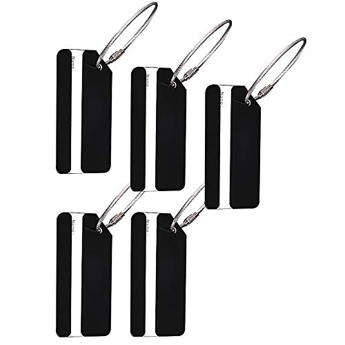 Travel-Luggage-Tags-for-Baggage-Suitcases-Bags-Luggage-Identifierblack-5PCS