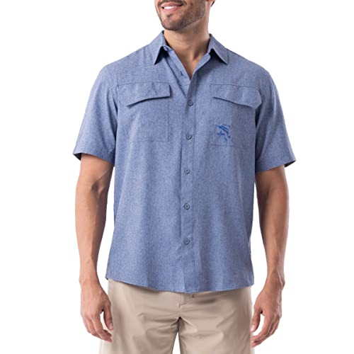Guy Harvey Men's Short Sleeve Performance Fishing