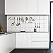 Rotumaty DIY Cooking Utensil Removable Kitchen & Dining Room Wall Decal Vinyl Home Decor Wall Stickers (Brown)