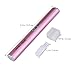NUOLUX Electric Eyebrow Trimmer Eyebrow Razor Kit with Eyebrow Comb for Women (Pink)