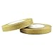 VATIN Glitter Metallic Gold Ribbon 5/8 inches Wide Sparkly Fabric Gorgeous Ribbon for Gift Crafters Wedding Party Brithday Wrap Hair Bows Floral Projects 25 Yards/Roll x 2 Rolls