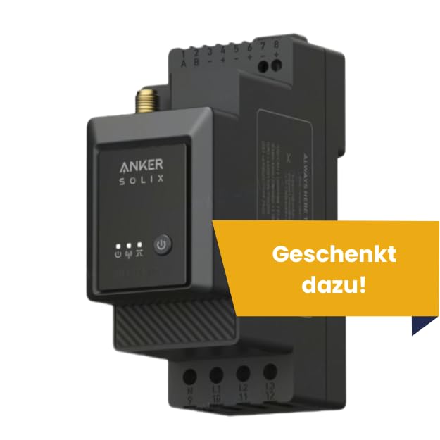 Kleines Kraftwerk 2000W Balkonkraftwerk ohne Halterung inkl. Anker Solarbank 3 Pro | Balkon Kraftwerk mit Speicher 800W komplett Steckdose | Solaranlage Komplettset | 4x500Wp bifaziale Solarmodule 6