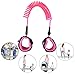 JINSEY Safety Child Anti Lost Wrist Link Harness Strap Rope Leash Walking Hand Belt (Pink)