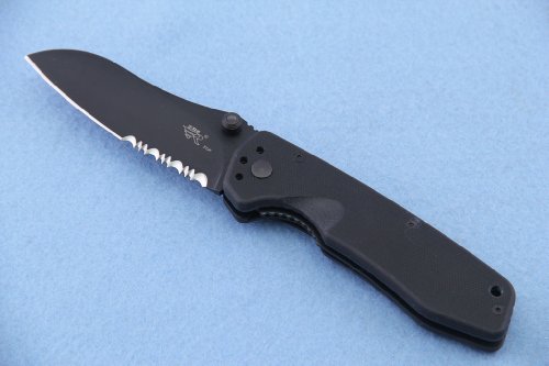 Sanrenmu GB4-913P folding knife Pocket Knife EDC Black Textured