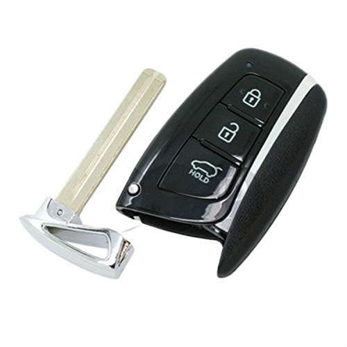Keyecu Replacement 3 Button Smart Remote Key Shell Case FOB For HYUNDAI Santa Fe ix45 Uncut Blank Blade