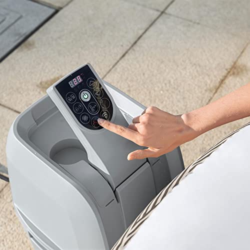 Bestway Madrid SaluSpa 2 to 4 Person Inflatable Round Outdoor Hot Tub