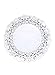 The Baker Celebrations Round 6 inch Paper Lace Table Doilies – White Decorative Tableware Disposable Placemats (Pack of 100)