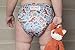 Smart Bottoms No Prep Organic Cloth Diaper Dream Diaper 2.0 – Washable, Reusable – Natural Fiber Interior (Forest Friends)