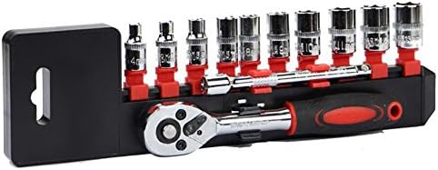 12Pcs Kit 1/4" (6.3MM) Mini Wrench Socket Set Chrome Vanadium Steel CR-V Drive Ratchet Wrench Spanner by ShengShi YingHao