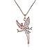 Palksky 18K Rose Gold Necklace Chain with Fairies