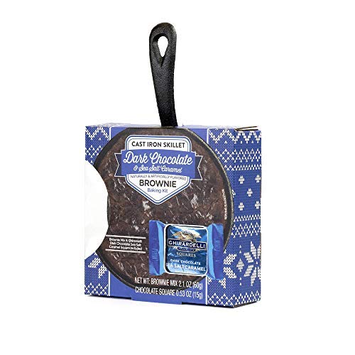 Mini Chocolate Brownie Cast Iron Skillet Baking Kit Ghirardelli Dark