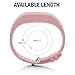 iBREK Replacement Bands with Metal Buckle for Fitbit Flex 2-3 Pack:Light Pink&White&Teal(No Tracker)