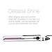 xtava Goddess Flat Iron with Ceramic Tourmaline Plates and LCD Display (Venus) - Rapid-Heat Technology for Quick, Silky Strands