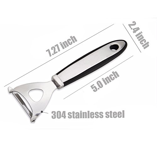 Vegetable Peeler and Lemon Zester,Ultra Sharp Blades Stainless Steel Fruit Potato(STYLE ONE)