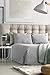 Hotel Sheets Direct 4 Piece Bed Sheet Set Full Size, 100% Viscose Derived from Bamboo Sheets Set with 2 Pillowcases, Cooling & Breathable Luxury Bedding, Moisture-Wicking & Silky Soft Texture, Gray