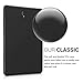 kwmobile TPU Silicone Case Compatible with Samsung Galaxy Tab S4 10.5 - Case Soft Flexible Shock Absorbent Cover - Black Matte