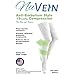 NuVein Surgical Stockings, 18 mmHg Support for Embolic Recovery, Medical Unisex Fit, Thigh High, Closed Toe, White, Large