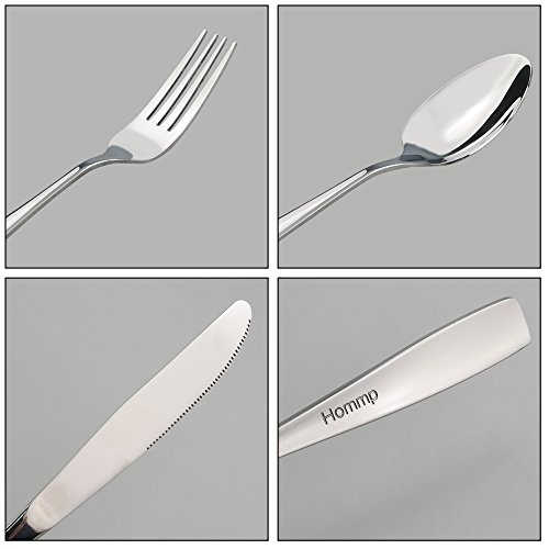 HOMMP Stainless Steel Flatware, 30-Piece, Service for 6 - Thumbnail 5