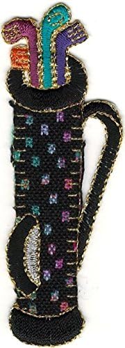 2pcs Rainbow Golf Bag Driver Clubs Embroidery Patch