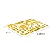 Zyhw Orange Plastic House Interior Design Architecture Furniture Drafting Tool Drainage Templates Ruler