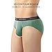 DAVID ARCHY Men's Briefs Rayon Made From Bamboo Underwear Pouch Breathable Super Soft Comfort Briefs Lightweight No Fly 4 Pack