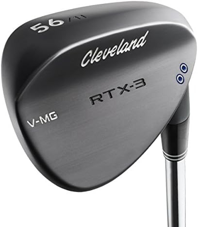 Cleveland RTX 3 Black Satin Wedge Mens Right Hand 54 Deg (11 Bounce) Standard Bounce Wedge Flex True Temper Dynamic Gold