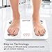 Bluetooth Smart Body Fat Scale, Whosfit Digital Weight BMI Bathroom Scale, Body Composition Monitor Analyzer Scale, Accurate Health Monitor, with Smartphone App-400 lbs-White