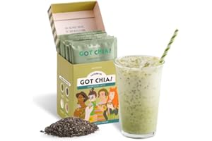 LE FOÖD CO. Le Food Got Chia! Superfood Latte – Mellow Matcha Dream | Clean Label Matcha Latte Mix with Chia Seeds | Ceremonial Grade Matcha | Superfood-Powered & Smooth | Boba Alternative