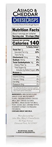 2 Macys+CheeseCrisps+Asiago+Cheddar+Ounce