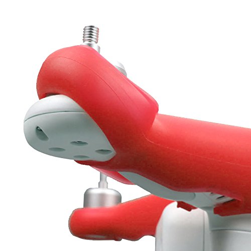 O'woda Silicone Dustproof Body Cover Scratch Dirt Thickened Water Splash Case Protection Protective Soft Shell Spare Parts for DJI Phantom 3 (Red)