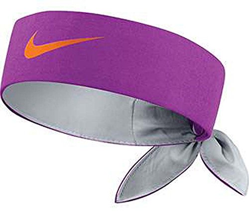 NIKE TENNIS HEADBAND (VIVID PURPLE/WOLF GREY/TART, One Size)