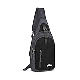 Nylon Crossbody Sling Bag Shoulder Backpack by Y&R Direct